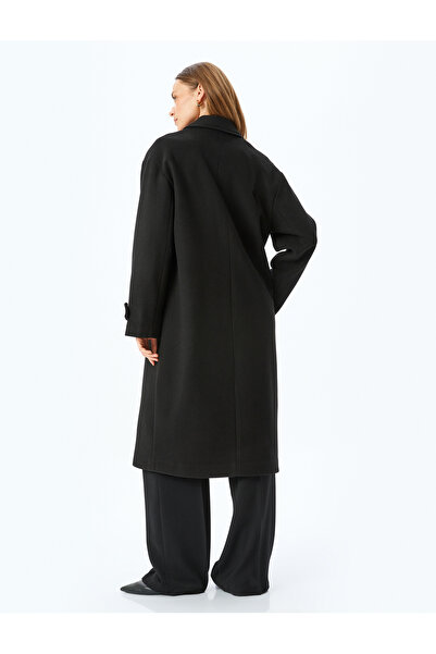 Koton Gombos zsebes duplasoros, hosszú, túlméretezett kasmírkabát