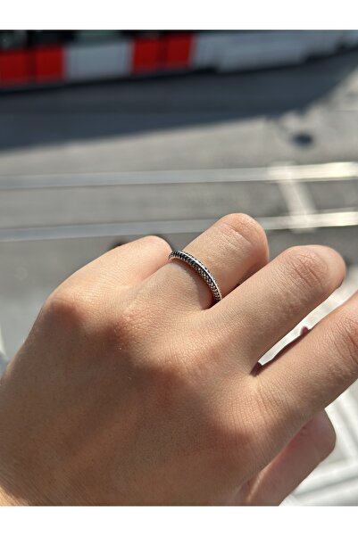 My Story Mini Charm İçin Taşlı Gümüş Yüzük