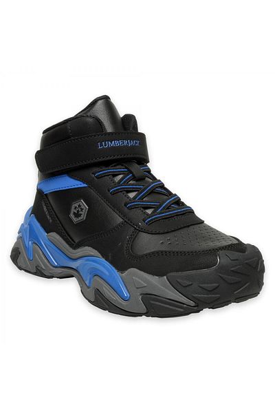 lumberjack Παιδικές μπότες 4W Sue Hi 4Pr Memory Foam Black-Sax