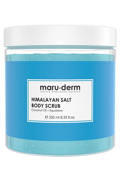 Maru.Derm Body Scrub| Himalayan Salt Body Peeling| Squalane + Coconut Oil 250 ML