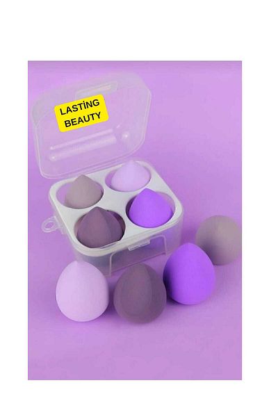 lasting beauty Boxed Makeup Sponge Set of 4