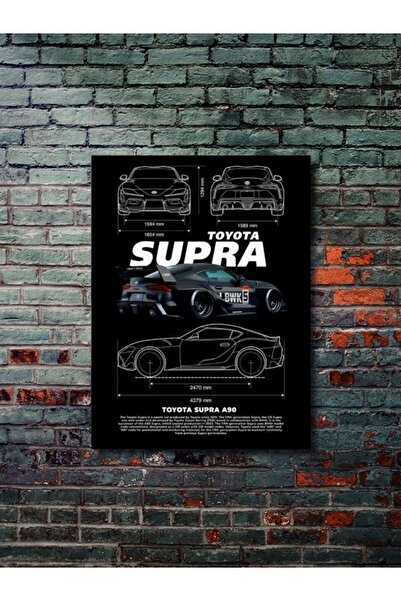 ZNC TOYOTA SUPRA - Απαράμιλλες αφίσες αυτοκινήτου σχεδιασμού, αφίσα από χαρτί...