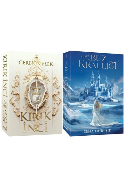 İndigo Kitap Kırık İnci + Buz Krallığı Karton Kapak 2 'li  Set Ceren Melek