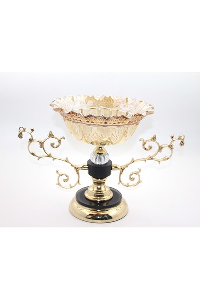 Livava Wrought Iron 28X26 Glass Sugar Bowl and Bowl Set