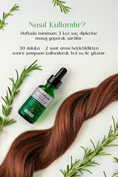 Mecitefendi Saç Dökülmesi ve Yıpranmış Saçlar için Güçlendirici Biberiye Saç Bakım Serumu ( E-Vitaminli) 50 ml