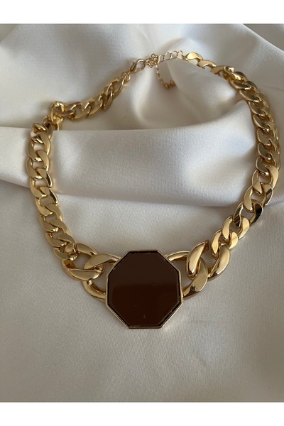 Home Özel Seri Kararmaya Dayanıklı Kalın Zincir Kolye