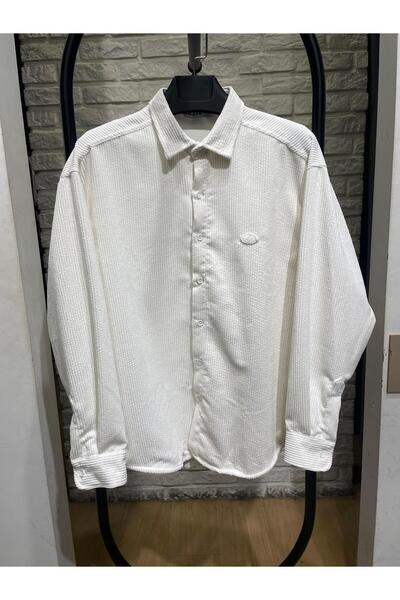 MZ Fashion OVERSİZE KADİFE GÖMLEK