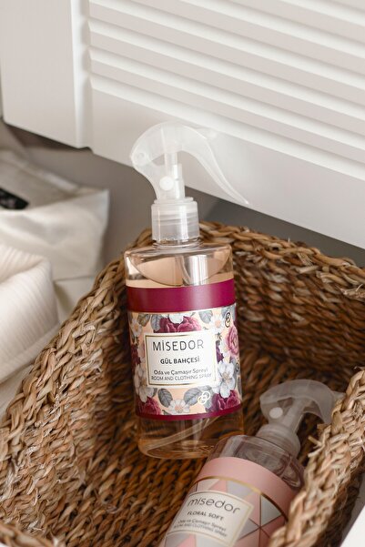 Misedor 2 Li Set Gül Bahçesi Oda Kokusu Ve Çamaşır Parfümü 330 ml
