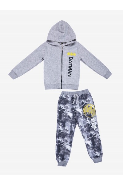 Batman Boy's Hooded Tracksuit Set
