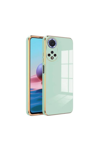 Zebana Honor Honor 50 Compatible Case Golden Silicone Case Water Green