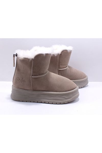 Guja 24K156-2 Thick Sole Fur Suede Leather Women's Boots