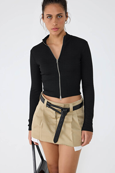No Matter What Zippered Fit Blouse