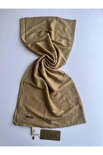 Aker Σάλι Bamboo Kraş - Χρώμα Ρεβύθι