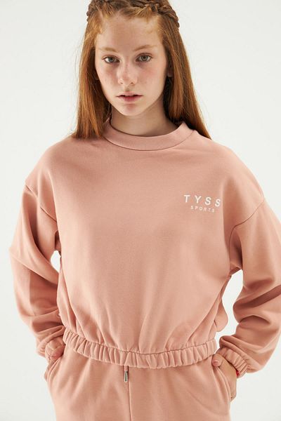 Tyess Bg Store Girl Powder Sweatshirt 22pfwtj4401