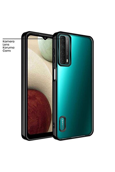 Pro Aksesuar Huawei P Smart 2021 Uyumlu Kılıf Renkli Kenarlı Yumuşak Silikon ...