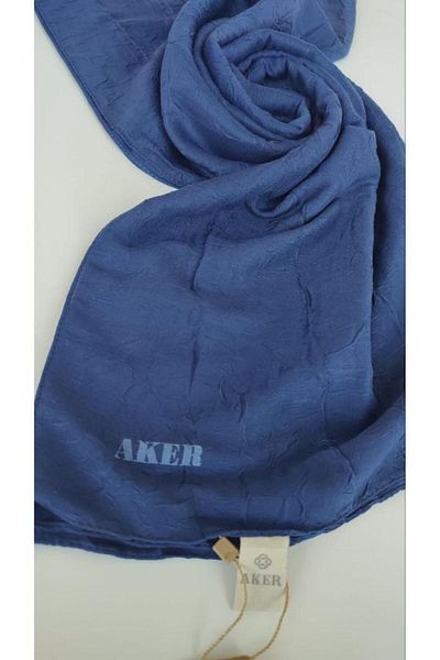 Aker Σάλι Μπαμπού Κράς Σκούρο Μπλε
