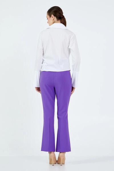 KAMEYA YAKASI TAŞLI BLUZ 25W10647