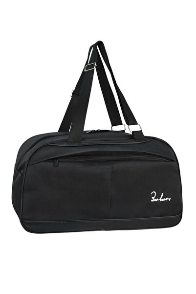 AGMM Black Sports Handbag with Strap - Large Suitcase