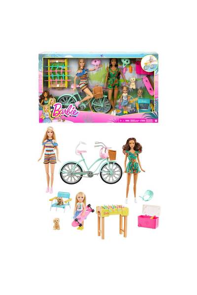 Barbie 'nin Tatil Eğlencesi Oyun Seti Gxf32