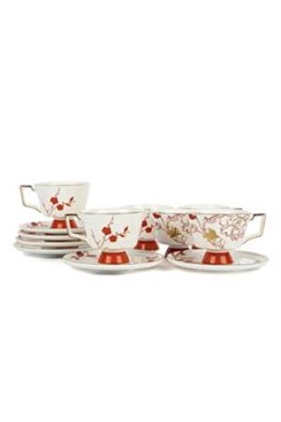 Mikasa Moor Poppy 6lı Kahve Fincanı Seti 90cc