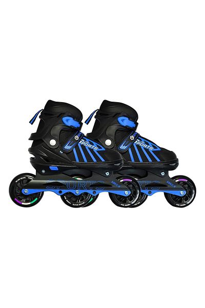 Endless Inline Adjustable Skates | Small Size 29-33 Eur | Blue | Abec 9 Bearings | Indoor/outdoor