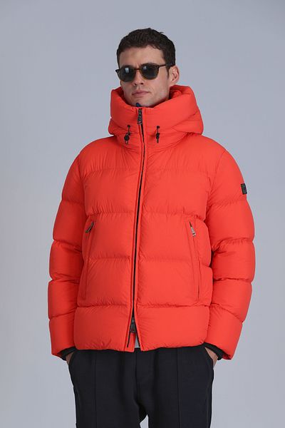 Lufian Men's Orange 112120230 Tommy Shimé Coat