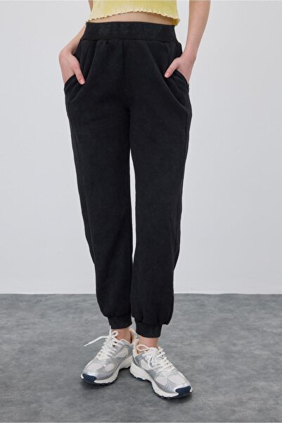 TUBİA Γυναικεία ελαστική φούτερ με μαύρο Wash Effect