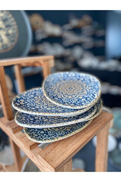 Bonna Porselen Alhambra Vago Düz Tabak 19 cm ALHVAO19DZ (6'lı Takım)