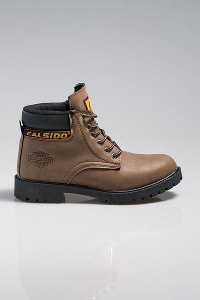 Calsido Μπότες Unisex Suede με λαστιχένια σόλα