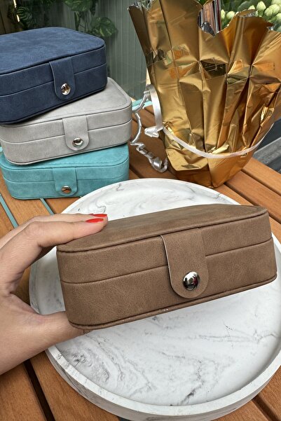 Genel Markalar Vizon Nubuk Takı Kutusu, Takı Çantası, Takı Organizeri