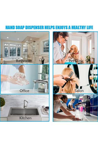 MAİN SHOP 1 Τεμάχιο Μαύρο 400 ml Χειροκίνητο Σαμπουάν Υγρό Θήκη Μπάνιου, Κουζίνας, Νεροχύτης, Απολυμαντικό Δοχείο Σαπουνιού M-52