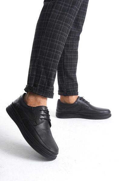 CZ London Ανδρικά παπούτσια casual με κορδόνια από γνήσιο δέρμα με στρογγυλή μύτη Full Mold Δερμάτινα άνετα ανδρικά παπούτσια