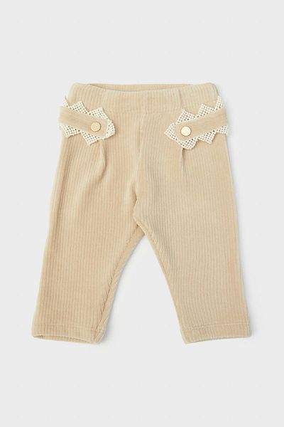 Layette Bg Store Baby Girl Beige Pants 23Fw0Lt7202