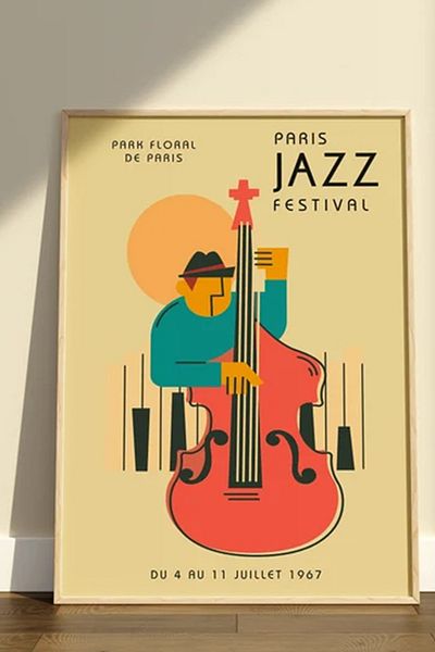 Taranist Poster Jazz Retro Art Paper