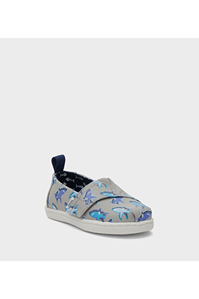 Toms Grey Toddler Boys Flat Shoes