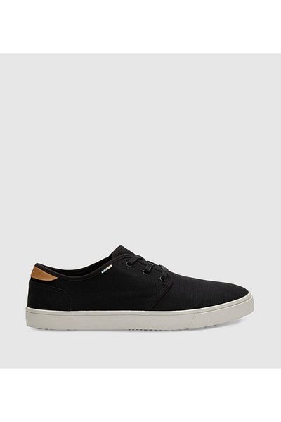 Toms حذاء مسطح كاجوال باللون الأسود