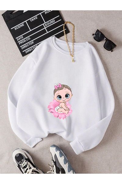 BENROMA Printed Pregnant Sweatshirt