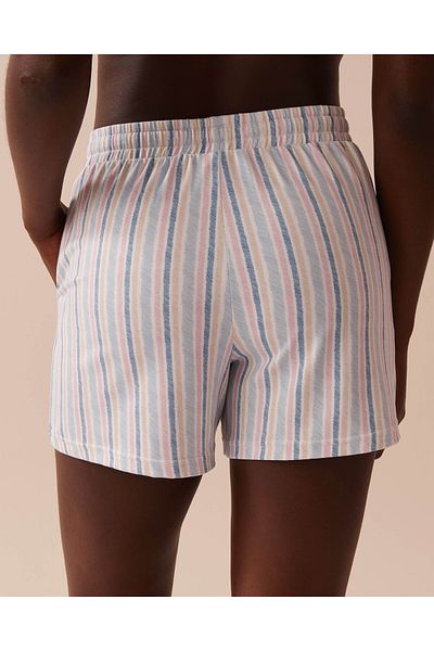 La Vie en Rose Soothing Stripes Super Soft Pajama Shorts