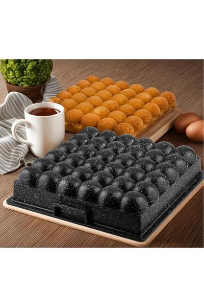 Digithome Atom Casting Granite Square Cake - Black Mold