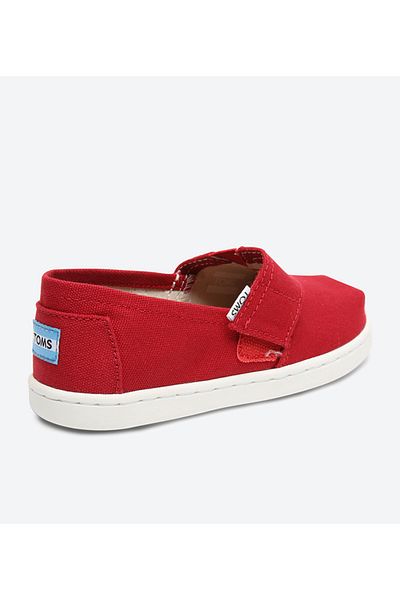 Toms Red Toddler Girls Flat Shoes