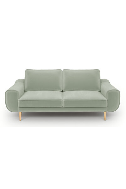 Normod Klem İkili Koltuk Ahşap Ayak - Kadife