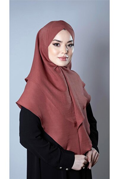 HÜRREM BONE بلاط عملي جاهز للحجاب المتشابك وشاح قطن الجاز قماش طبقة مزدوجة حج...