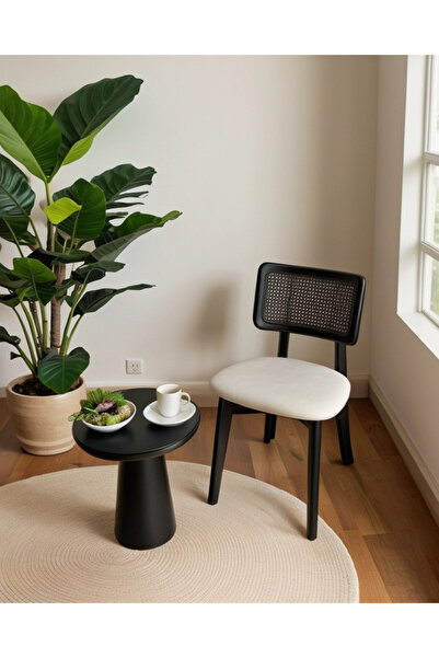 METSAN AKSESUAR Zion Sandalye Hasırlı Döşemeli (6 ADET)