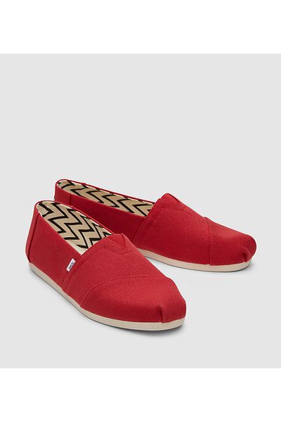 Toms Red Casual Flat Shoes