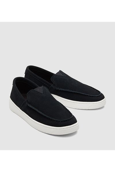 Toms حذاء مسطح كاجوال باللون الأسود