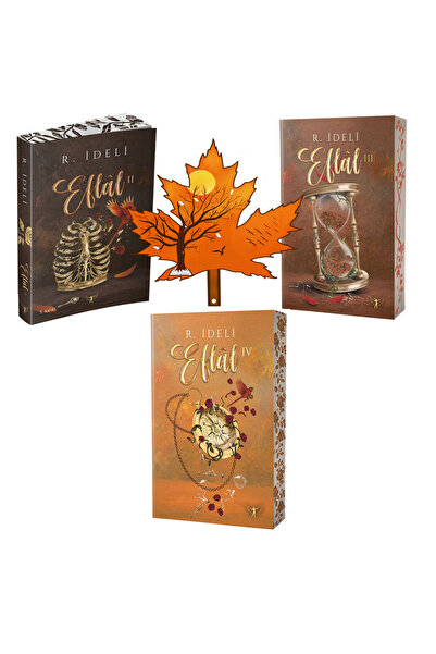 Artemis Yayınları R. İdeli - eflal 2 - eflal 3- ve eflal 4. kitabı - toplam 3 kitap ve kitap ayracı