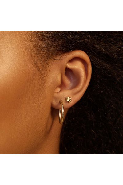 Beloro Jewels Della Spiga Damen Ohrknöpfe 375 Altın Bo360034