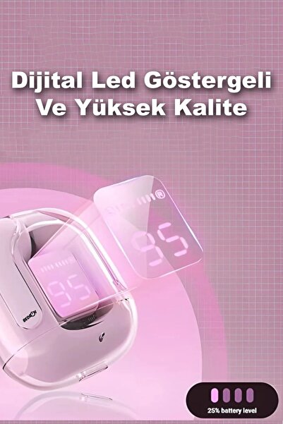 BedrON Bluetooth Pro Kulaklık Tüm Cihazlara Uyumlu Kulakiçi Dijital Göstergeli Pro Kulaklık