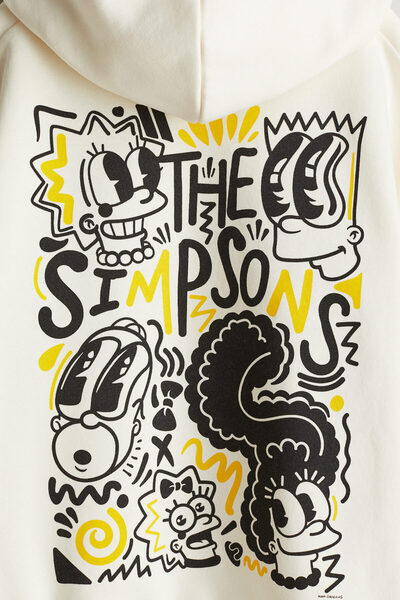 H&M Motif Detaylı ve Kapüşonlu Üst