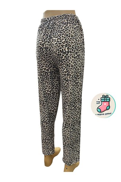 Ladytime Πολυτελές Unisex Micro Suede Pocketless Sleepwear Bottoms and Socks Set - S9 Gifted